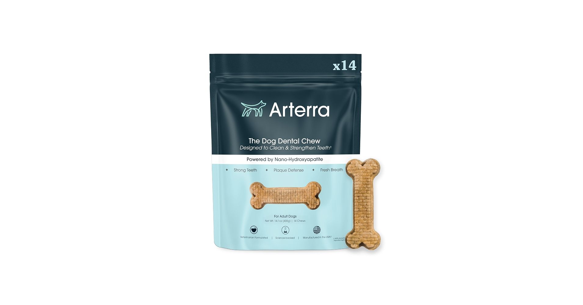 The Dog Dental Chew nano-hydroxyapatite dental health chew for dogs