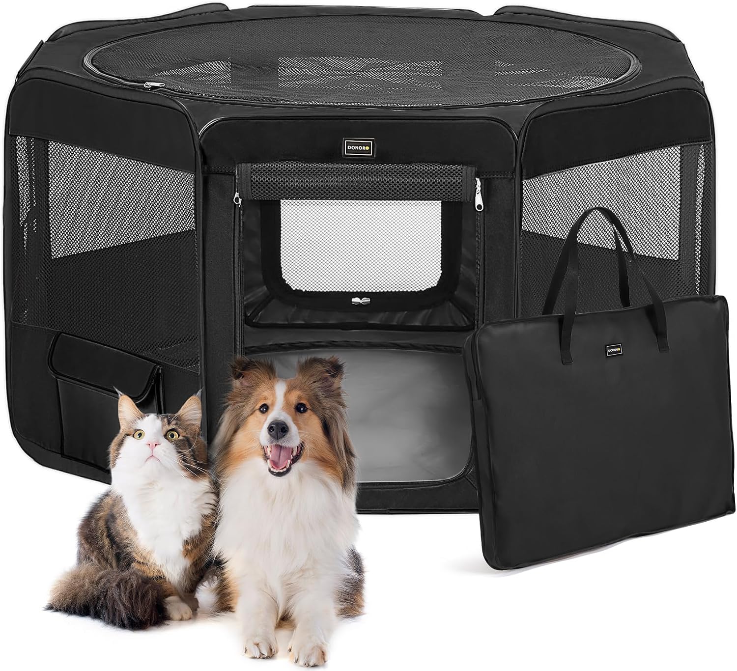 Hexagon Soft Playpen for dogs