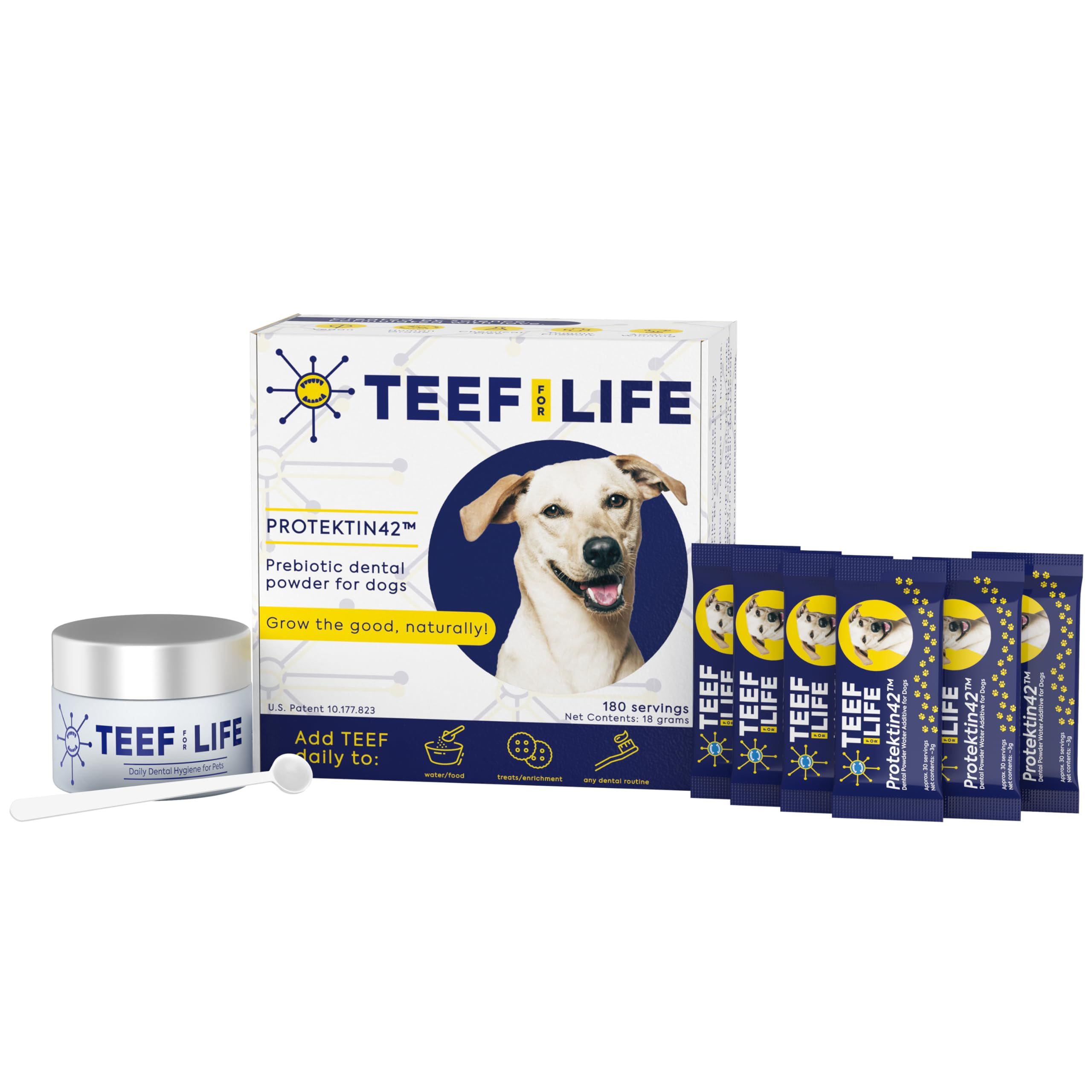 Teef for Life prebiotic dental powder for dogs