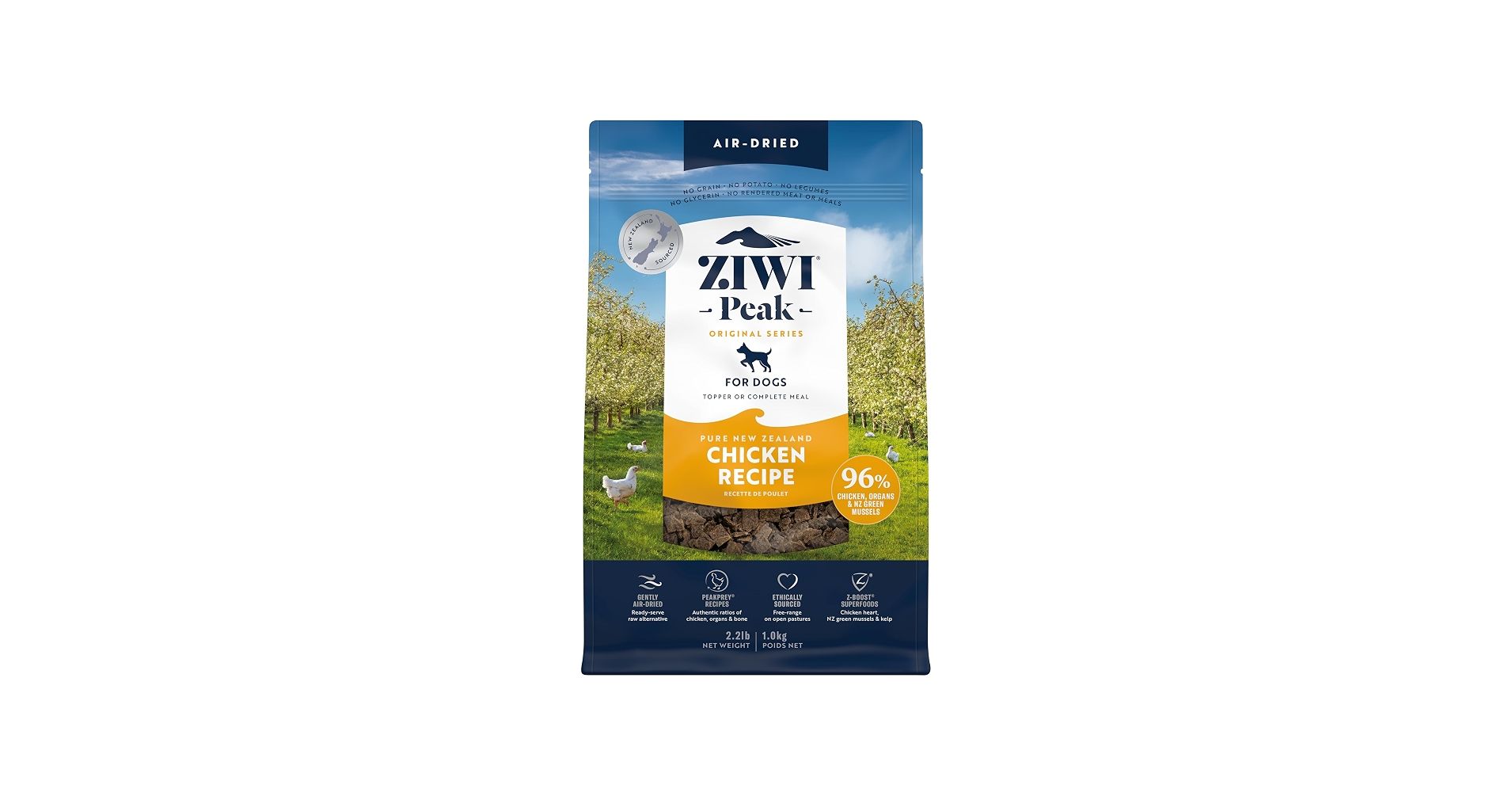 Ziwi Peak Chicken air dried raw dog food